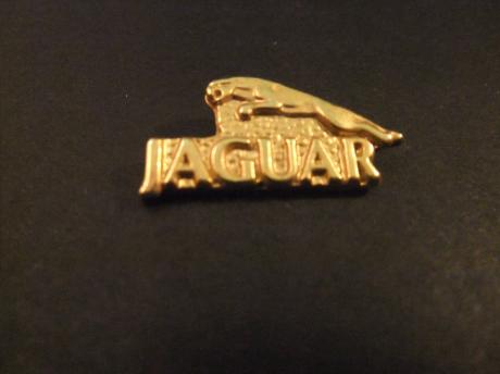 Jaguar Engels autofabrikant logo goudkleurig
